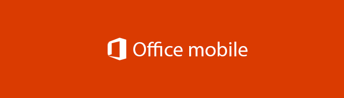Office na mobilnim uredjajima Ikona sistema Office mobile