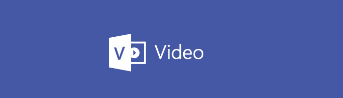 Napravite školski video portal Ikona usluge Office 365 Video